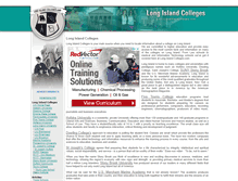 Tablet Screenshot of longislandcolleges.com